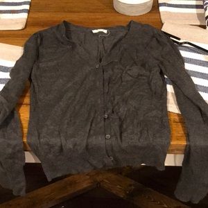 Grey cardigan